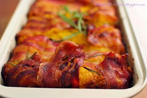 Babka dyniowa z bekonem