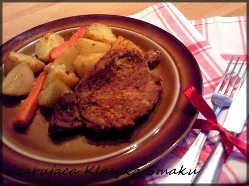 Karkówka w sezamie i przyprawach
