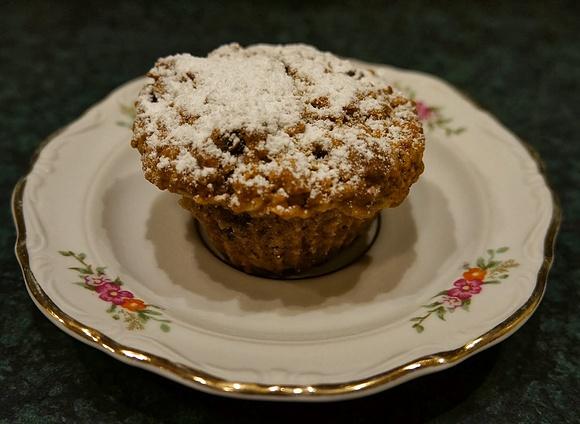 Muffiny z jabłkiem i rodzynkami