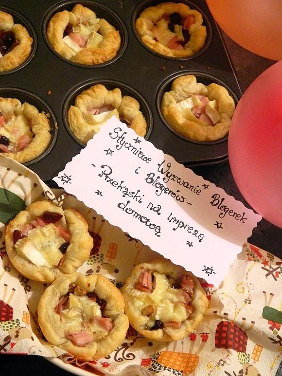 Imprezowe babeczki na styczniowe wyzwanie blogerek