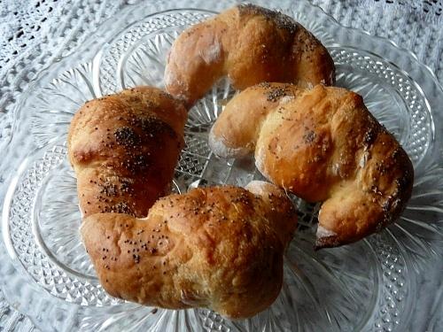 Słone rogaliki ze wspólnego pieczenia