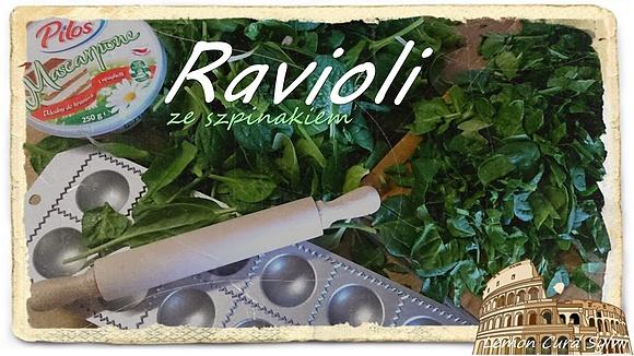 Ravioli ze szpinakiem i serem