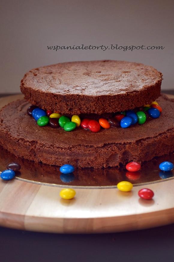 Brownie tort bez kremu