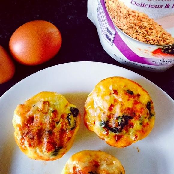 Babeczki proteinowe z warzywami