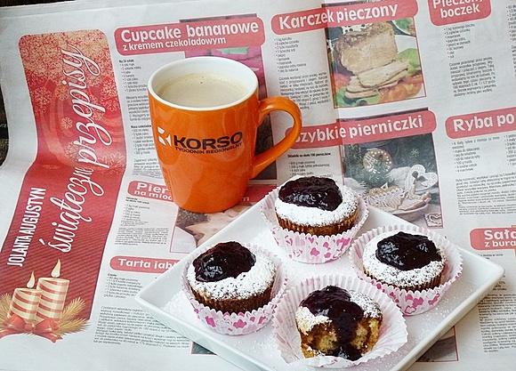Muffinki Zebra z kawą Inką