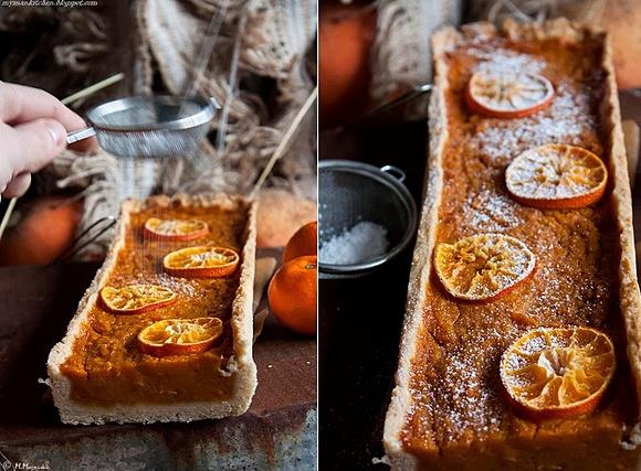 Tarta dyniowa z mandarynką