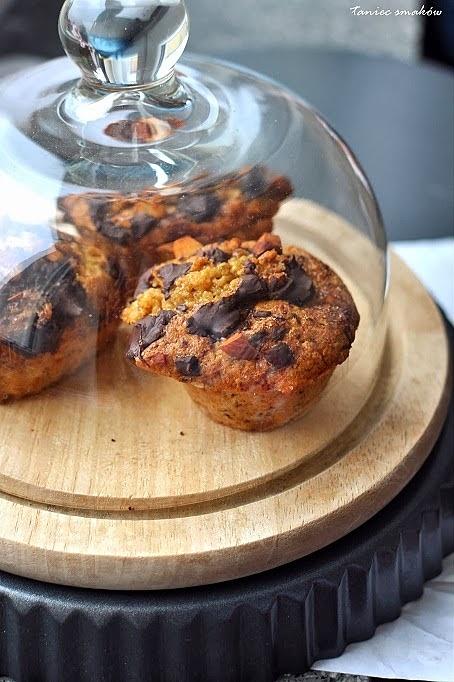 Muffiny bananowe z karmelem