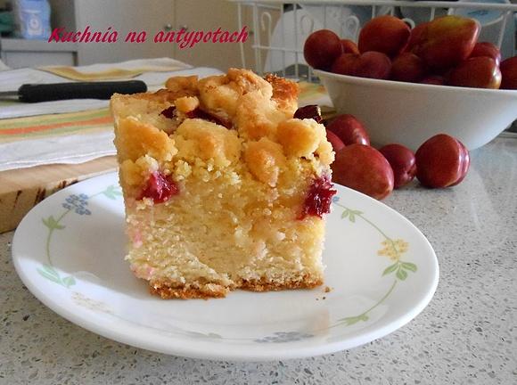 Ciasto drożdżowe z śliwkami