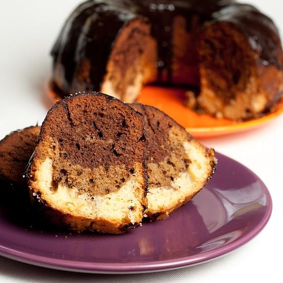 Babka caffe latte - puszysta wielowarstwowa babka kawowa