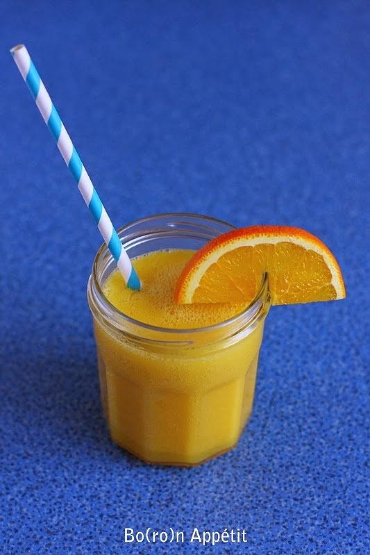 Smoothie pomarańczowe z mango