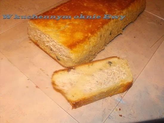 Kaszak z kaszy gryczanej i sera, lane drożdżowe ciasto