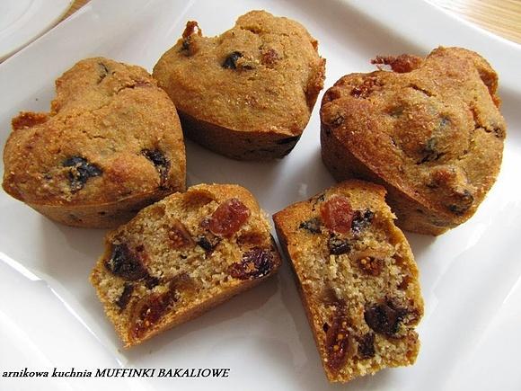 Muffinki bakaliowe bez glutenu, jajek i cukru