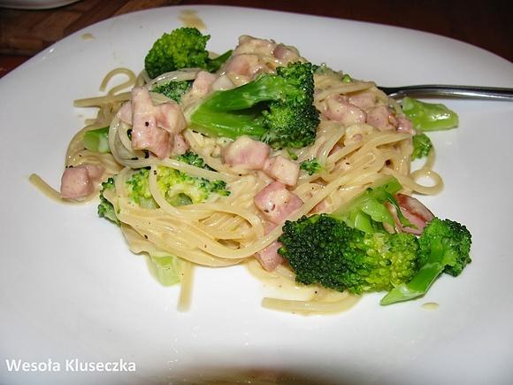 Brokułowe carbonara