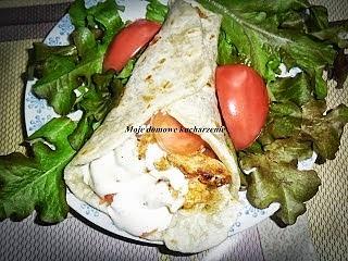 Tortilla z kebabem