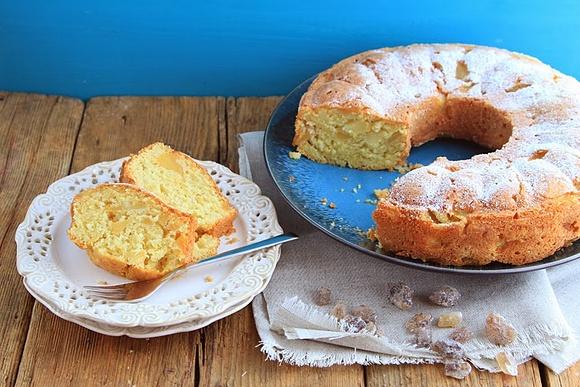 Torta di mele szybkie ciasto z jabłkami i migdałami
