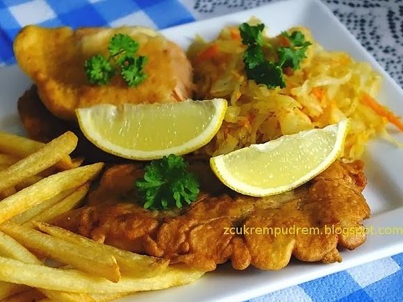 Filet z pstrąga w cieście piwnym