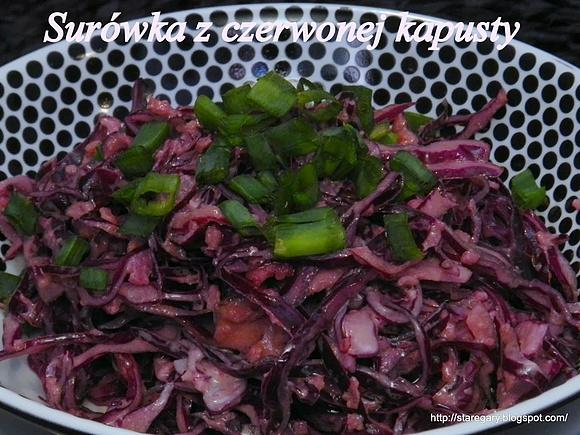 Surówka z czerwonej kapusty