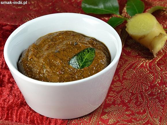 Chutney imbirowy allam pachadi - przepis na pikantny sos z imbiru