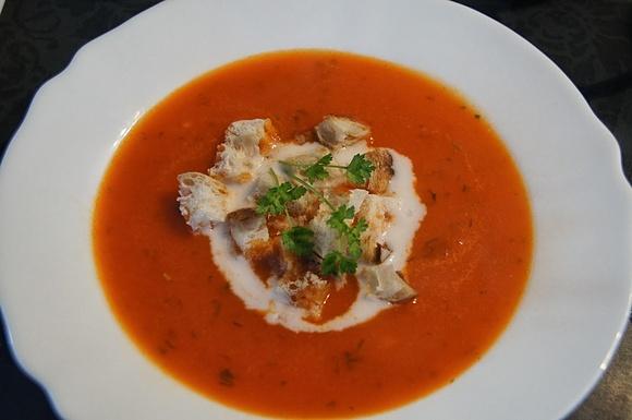 Zupa krem z pieczonej papryki
