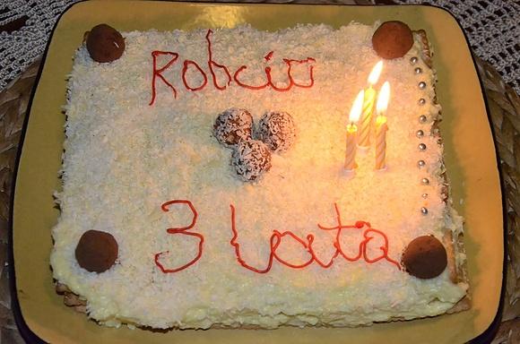 Urodzinowy tort rafaello bez pieczenia