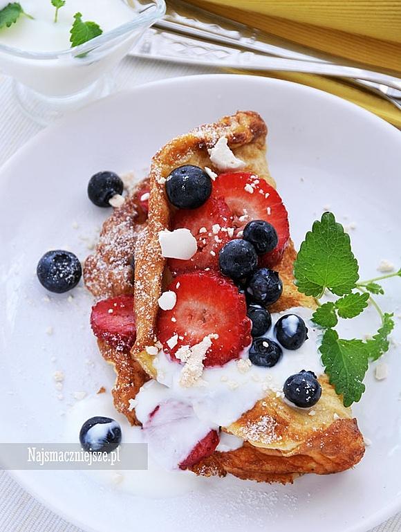 Omlet owsiany na słodko