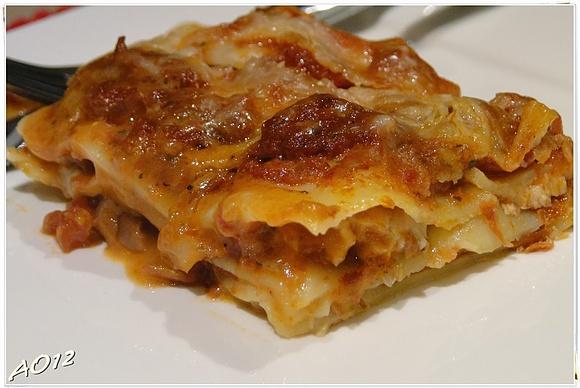 Lasagne z łososiem