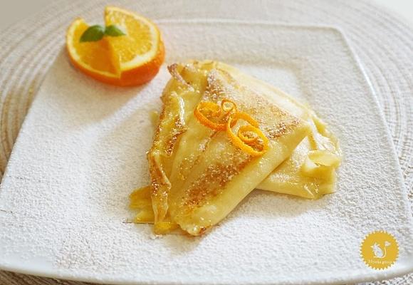 Pomarańczowe naleśniki z konfiturą z gorzkich pomarańczy