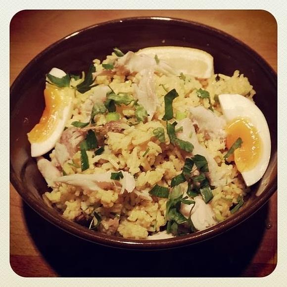 Kedgeree z wędzoną makrelą
