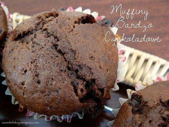 Muffinki bardzo czekoladowe