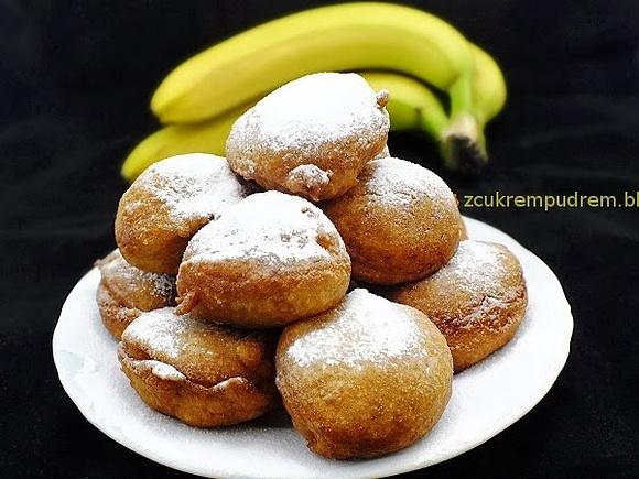 Mini pączki bananowe