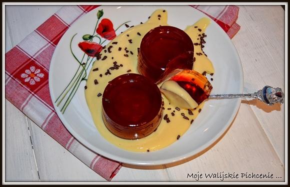 Galaretki z angielskim sosem waniliowym