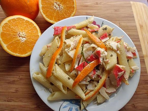 Surimi z pomarańczami