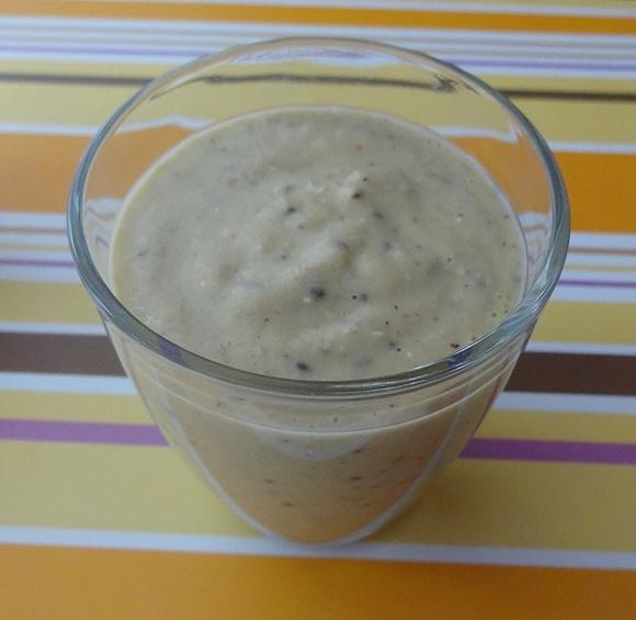 Owsiany koktajl z kiwi i bananem
