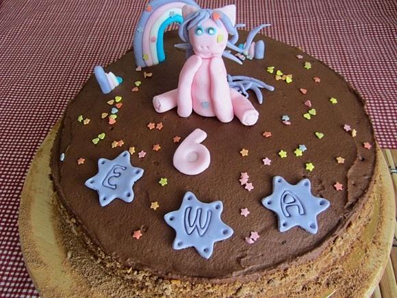 Kucyk pony tort dekoracyjny na urodziny dla dzieci