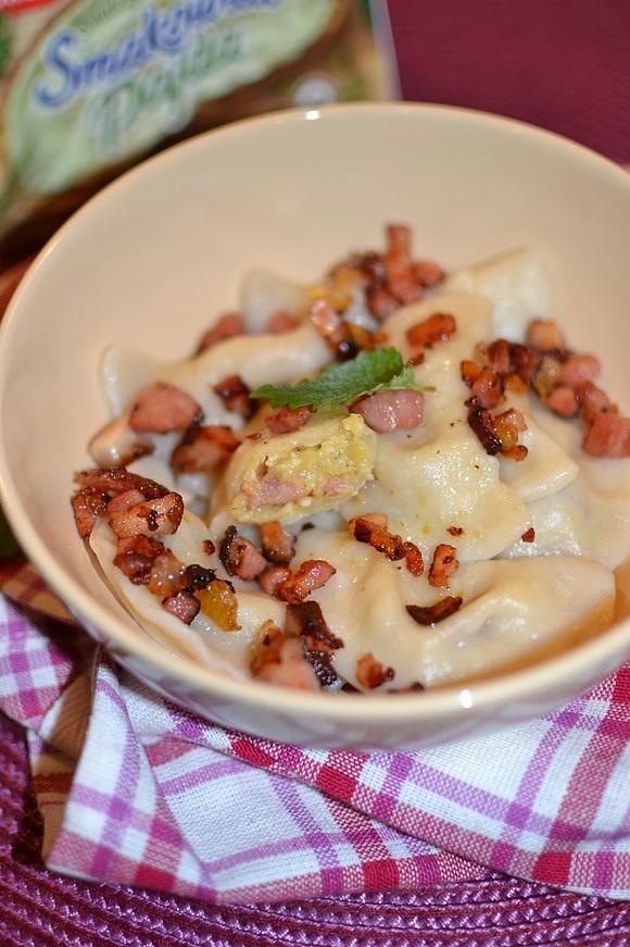Pierogi ruskie ze smalczykiem