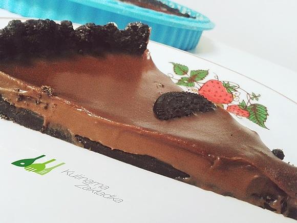 Czekoladowa tarta bez pieczenia z ciasteczek Oreo
