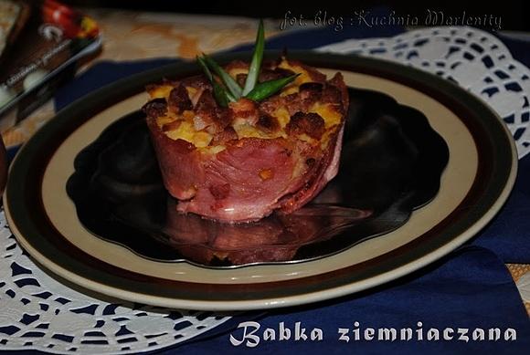 Babka ziemniaczana z dodatkami i ostra pajda