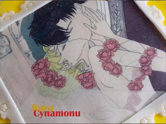 Tort Sailor Moon czekoladowo-pomarańczowy