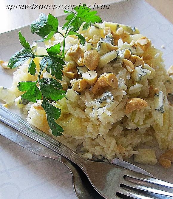 Risotto z gruszkami