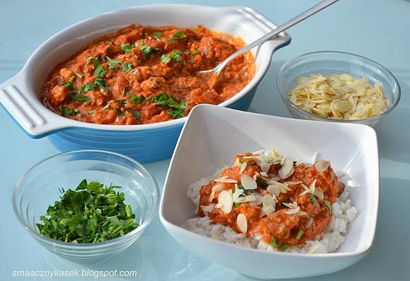 Kurczak tikka masala - indyjskie danie główne