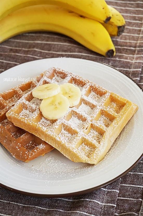 Gofry bananowe