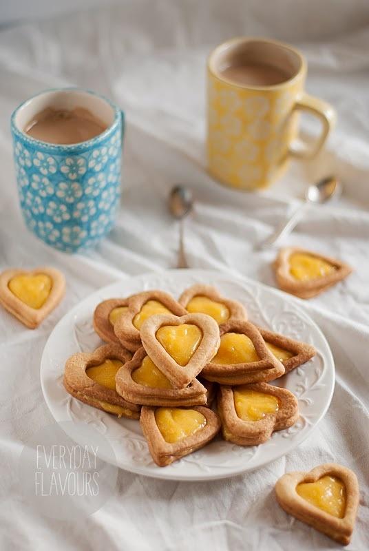 Kruche ciastka z lemon curd