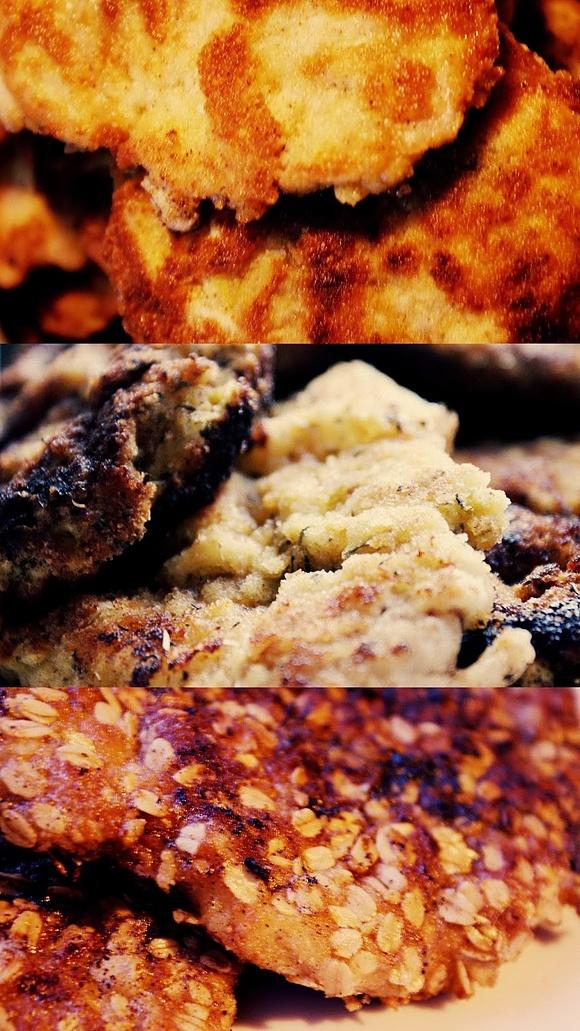 Klasyka na trzy sposoby: Kotlet schabowy, ziołowy i owsiany