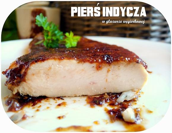 Pierś indycza w glazurze węgierskiej