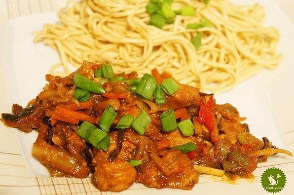 Wieprzowina w sosie hoisin