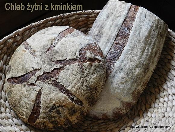 Chleb żytni z kminkiem na zakwasie - przepis Hamelmana