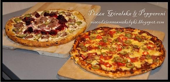 Pizza góralska z pepperoni i oscypkiem