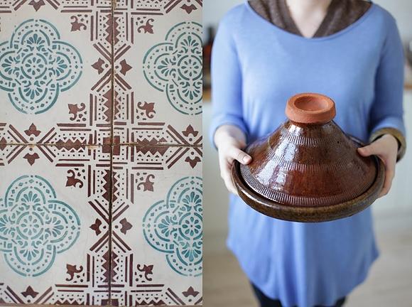 Tagine z kiszonymi cytrynami i morelowym kuskusem