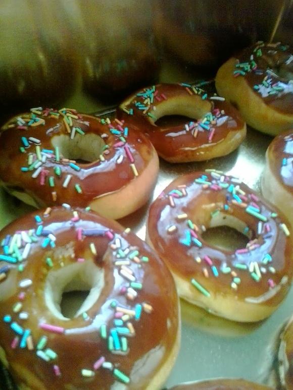 Pączki Homera Simpsona pieczone w piekarniku z czekoladą