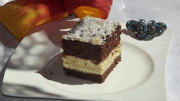Ciasto o dwóch smakach: piernikowe i ptysiowe